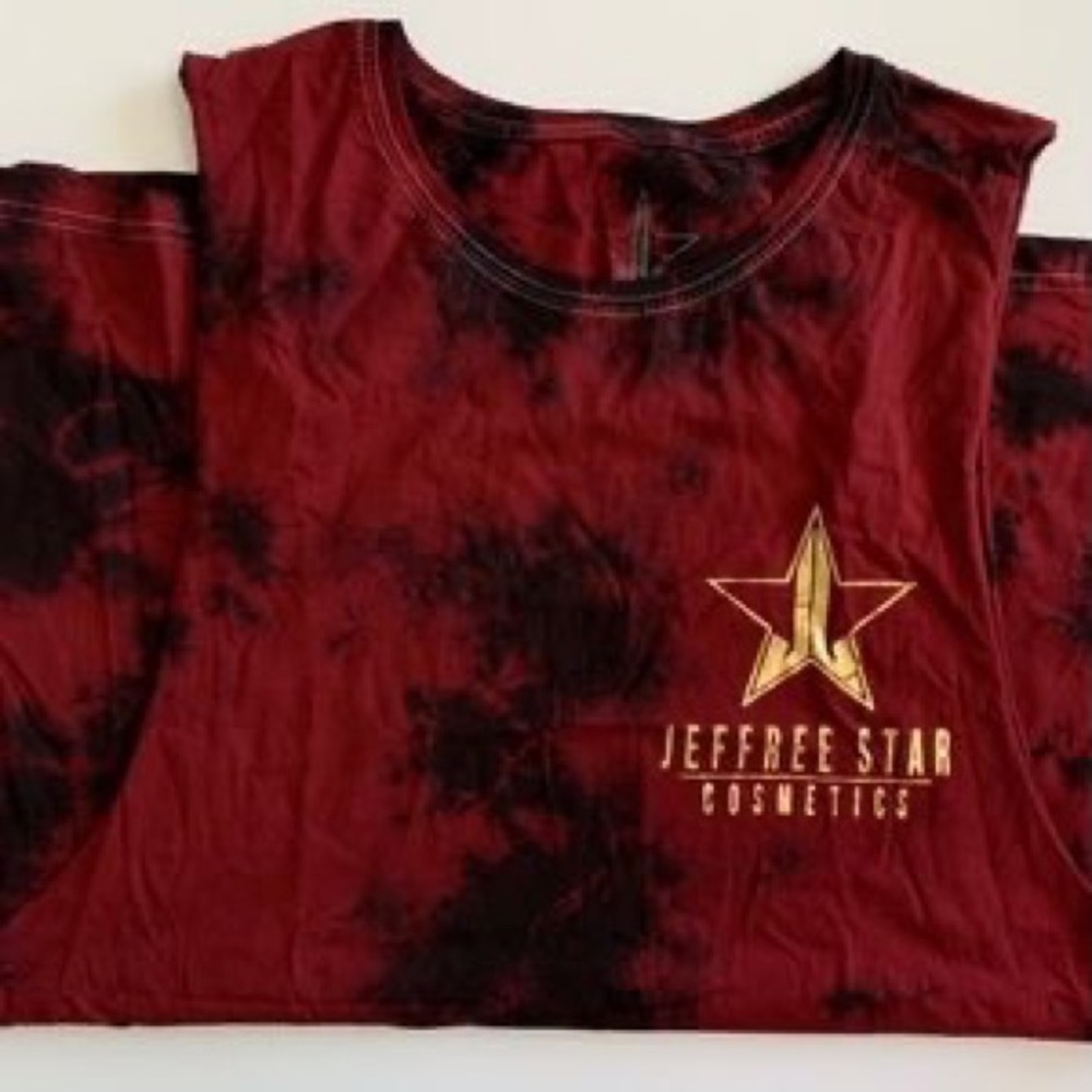 Jeffery Star Blood Red Muscle Tank